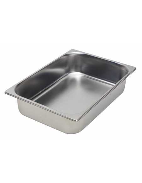 Contenedor - acero inoxidable - Dimensiones cm 36 x 25 x 8 h