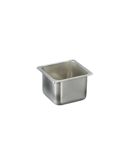 Container - Stainless steel - Dimensions cm 18 x 16.5 x 12 h