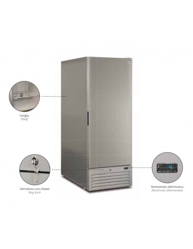 Refrigerator cabinet - Capacity  Lt 626 - cm 67.2 x 94.4 x 199.5 h
