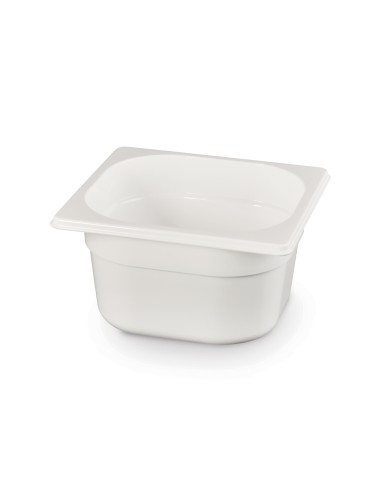 Container - Gastronorm 1/6 - White polycarbonate - Capacity various - mm 176 x 162