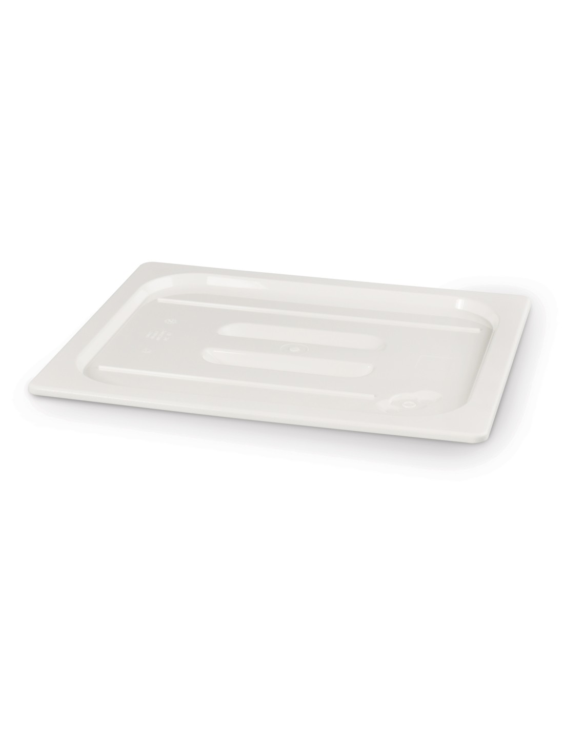 Lid for GN 1/1 trays - In white polycarbonate - mm 530 x 325
