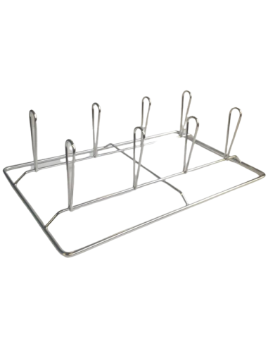 Stainless steel grill - Poultry holder - 8...