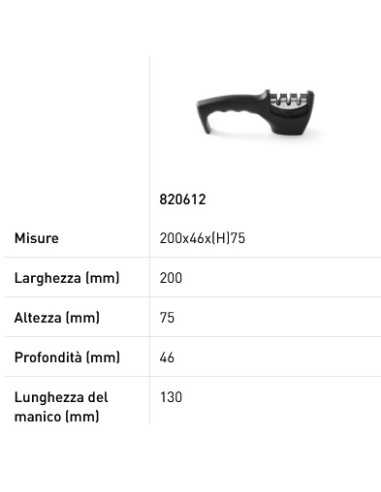 Affilacoltelli in ABS - Manuale