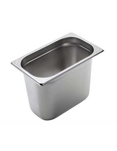 Contenedor - acero inoxidable - Dimensiones GN 1/4