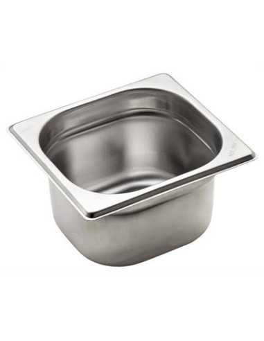 Contenitore - Acciaio inox - Dimensioni GN 1/6