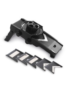 Super affettatore - N. 5 lame inox - Con vaschetta - cm...