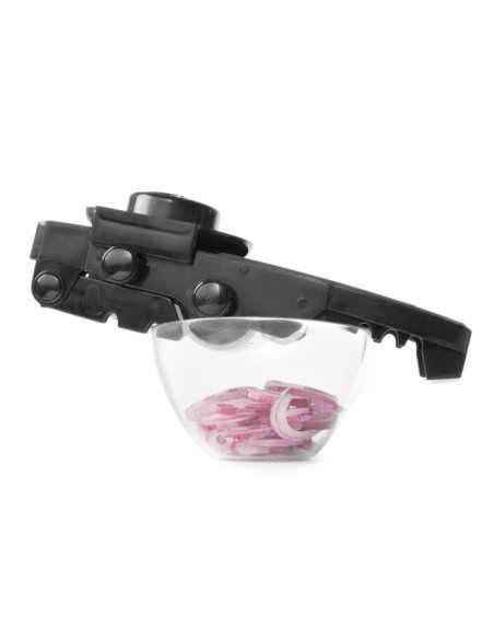 Super slicer - N. 5 stainless steel blades - With tank - cm 13 x 33.5 x 7.5h