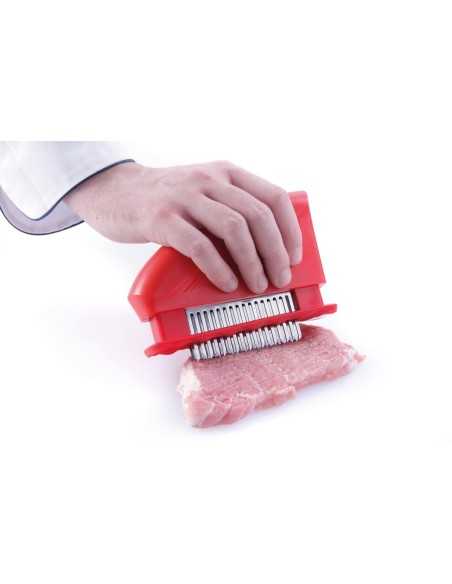 Manual tenderizer with 51 steel blades Manual tenderizer with 51 steel blades