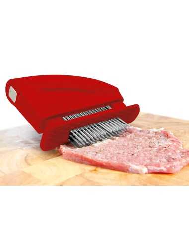 Manual tenderizer with 51 steel blades