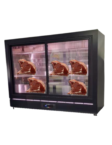 Refrigerated wall - Capacity 600 lt - shelves 3 - Ganciera 1 - cm 125 x 60 x 190 h