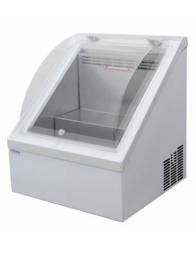 Espositore refrigerato - Temp. 0° / +5°C - Statico - Vasca litri 18 - Monofase - cm 51.7 x 47.2 x 59.5 h