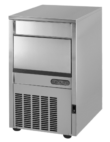 Ice maker - Air 21 kg / 24h - Water 22 kg/24h - cm 41.7 x 51.3 x 65.4 h (+2.5)