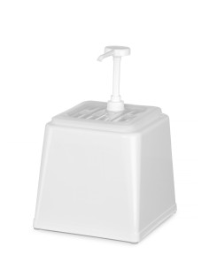 Dispensador de 2,5 litros con dosificación de 20 ml, color blanco 2