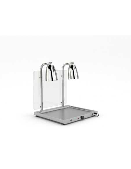 Warm top con dos lámparas de infrarrojos - Temperatura +30°/ +90°C - cm 66 x 62,1 x 75 h