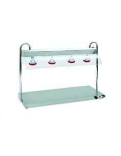 Plan caliente - N.4 lámparas - cm 135.6 x 55.3 x 83.1 h