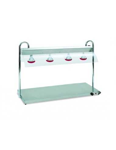 Warm top with riser and 4 infrared lamps -...
