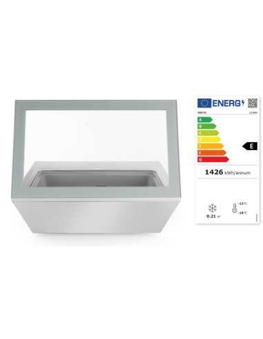 Banco gelateria - N.8 x GN 1/6 o n. 4 x GN 1/3...