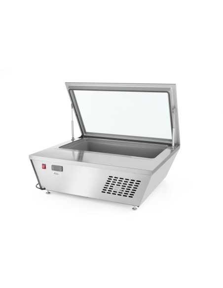 Banco gelateria - N.8 x GN 1/6 o n. 4 x GN 1/3 - cm 80.5 x 66.6 x 30.5h