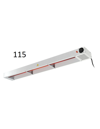 Elemento riscaldante ad infrarossi - Dimensioni...