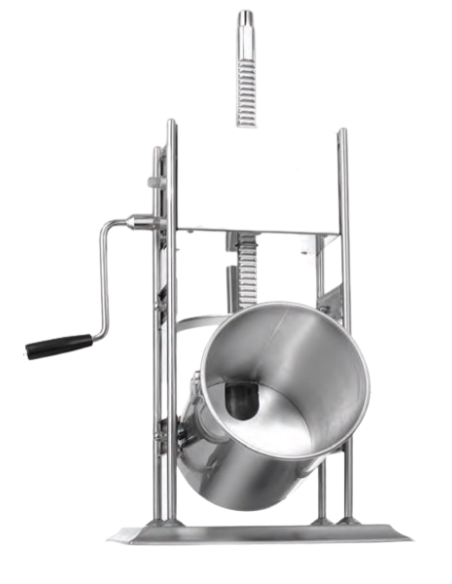 Vertical sausage stuffer 10-liter - Stainless steel Vertical sausage stuffer 10-liter - Stainless steel