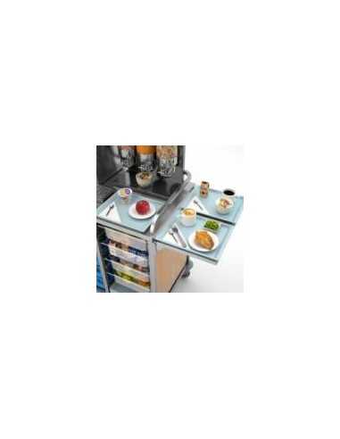 Stainless steel folding shelf