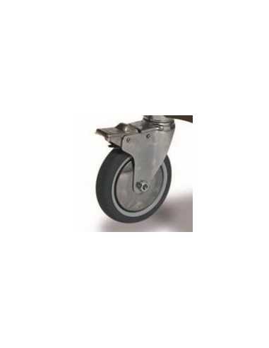 Kit 2 wheels with brake