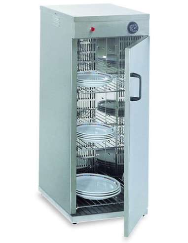 Hot cabinet - Capacity 60 dishes x Ø 32 cm - cm 38.25 x 45.4 x 93.6 h
