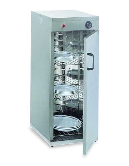 Hot cabinet - Capacity 60 dishes x Ø 32 cm - cm 38.25 x 45.4 x 93.6 h