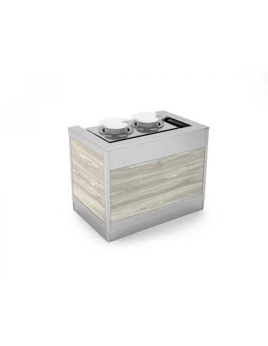 Flat trolley - Neutro - Capacity 100/120 dishes...