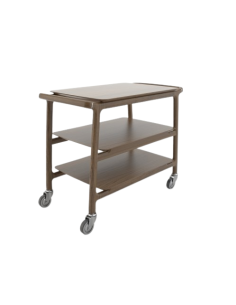 Carrello di servizio - Legno massello - 3 ripiani - cm... 2