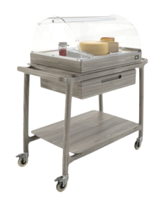 Trolley..- Vitrina refrigerada - N.2 estantes - cm 101.5... 2