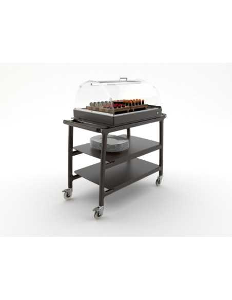Refrigerated trolley - Solid wood - N.3 shelves - cm 101.5 x 57 x 119.7 h