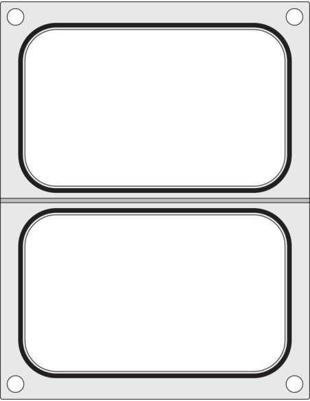 Máquina de sellado para tanques - Para máquina de sellado 976722 - Container 2 x mm 178 x 113