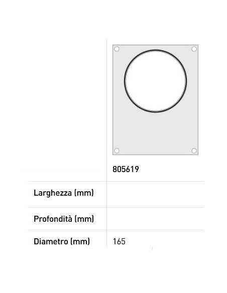Máquina de sellado para tanques - Para máquina de sellado 976722 - Sopa de contenedores Ø 165 mm