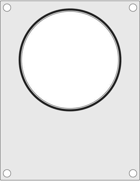 Matrice sigillante per vaschette - Per sigillatrice 976722 - Contenitore zuppa Ø 165 mm