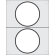 Sealing matrix for trays - For sealing machine 976722 - Soup container 2 x Ø 115 mm