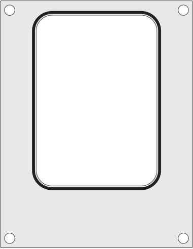 Matriz de sellado para bandejas - Para máquina selladora 976722 - Contenedores 187 x 137 mm