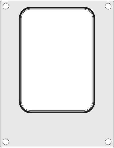 Matriz de sellado para bandejas - Para máquina selladora 976722 - Contenedores 187 x 137 mm