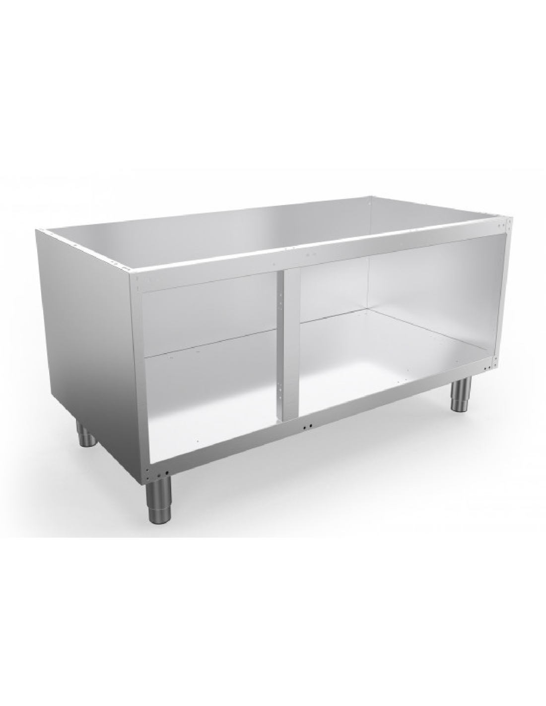 Neutral base with open compartment cm 120 x 64.5 x 62 h