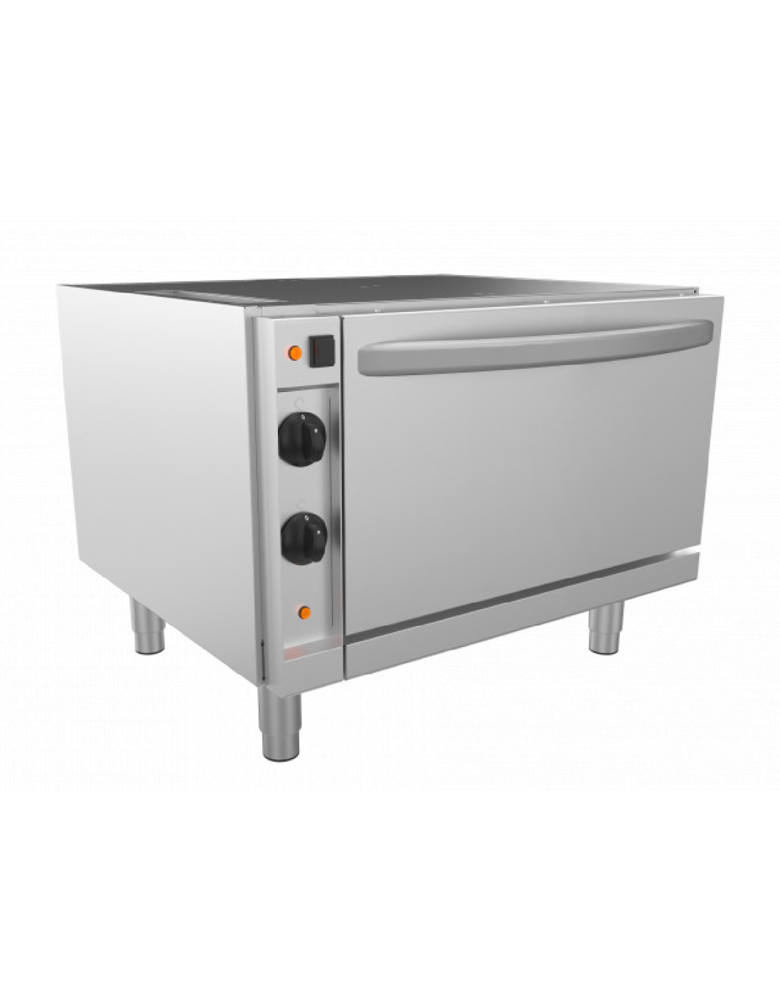 Base su forno elettrico statico GN 1/1 - Temperatura 110° a 280°C - 380/415V-3N - 4200 kw - cm 80 x 64.5 x 62 h