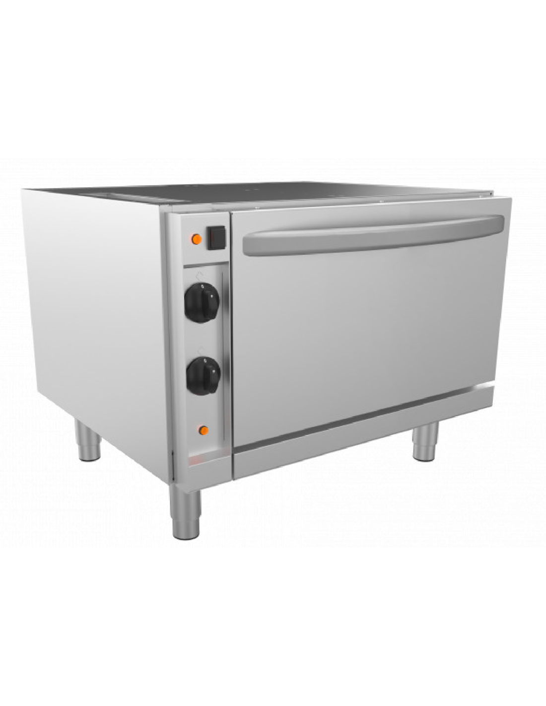 Base su forno elettrico ventilato GN 1/1 - Temperatura 110° a 280°C - 380/415V-3N - 4200 kw - cm 80 x 64.5 x 62 h