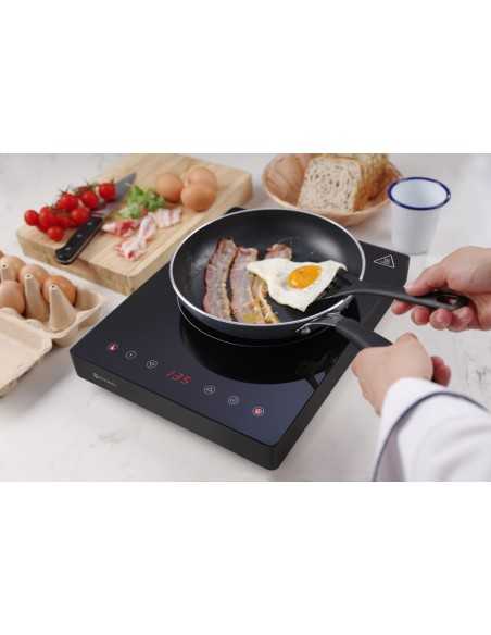 Glass-ceramic induction plate - cm 29.3 x 37.3 x 5.6h