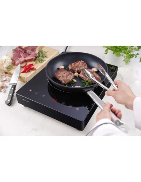 Glass-ceramic induction plate - cm 33.7 x 41.7 x 8.5h