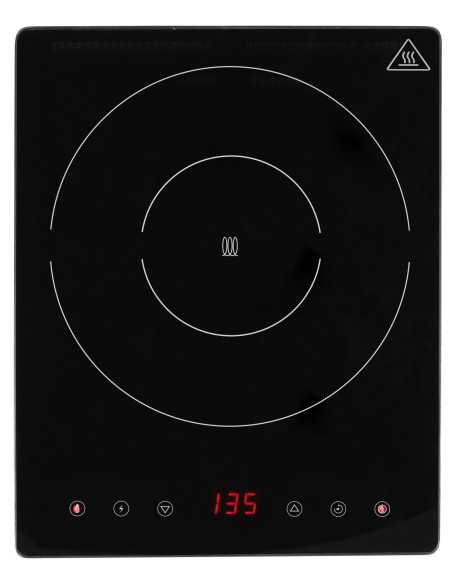 Placa de inducción vitrocerámica - cm 33.7 x 41.7 x 8.5h