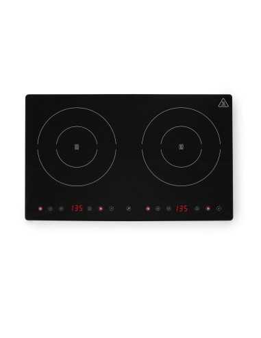 Glass-ceramic induction plate - cm 60.8 x 37 x...