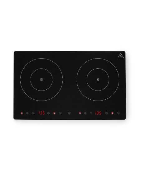 Glass-ceramic induction plate - cm 60.8 x 37 x 6.1h