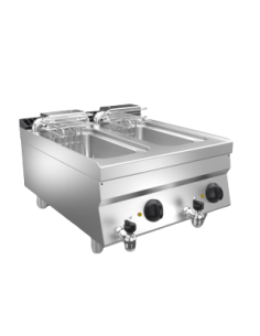 Electric fryer - Capacity 10+10 lt - cm 60 x 70 x 29.5 h 2