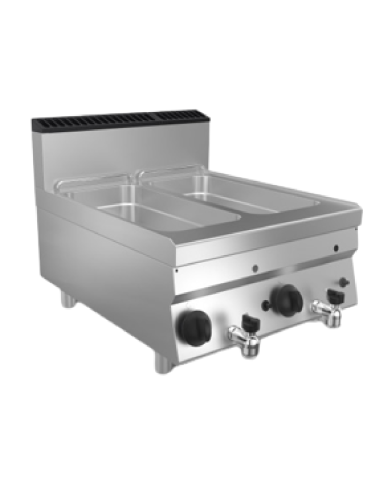 Gas fryer - Capacity 8 +8 lt - cm 60 x 70 x 29.5 h