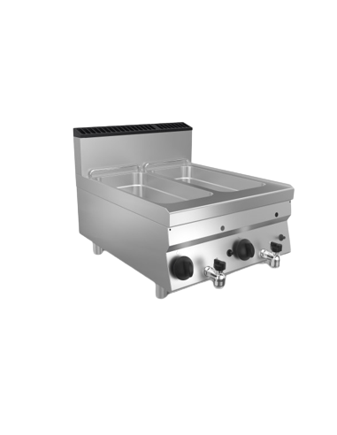 Gas fryer - Capacity 8 +8 lt - cm 60 x 70 x 29.5 h