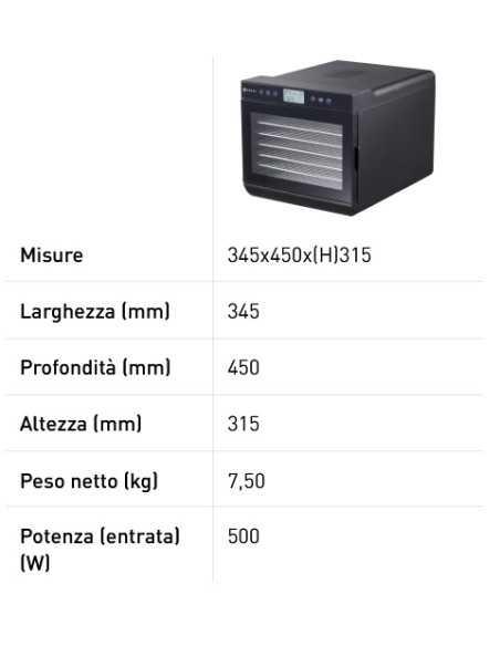 Dryer - N. 7 grids - cm 34.5 x 45 x 32 h
